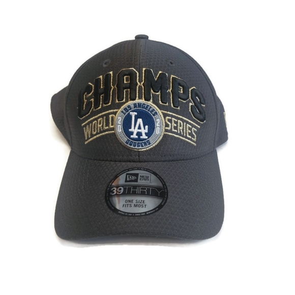 New Era Other - 39Thirty New Era One Size 2020 WS Champs Los Angeles Dodgers Fitted Hat Cap
